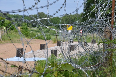 instalacja bariery ba granicy rosyjskiej 
