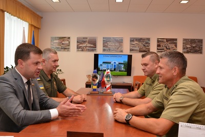 Konsul Generalny Ukrainy z wizytą w Nadbużańskim Oddziale SG 