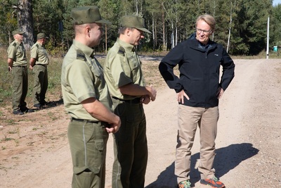 Szef Agencji Frontex z wizytą na polsko-białoruskiej granicy 