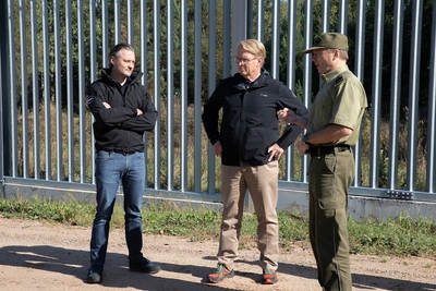 Szef Agencji Frontex z wizytą na polsko-białoruskiej granicy 