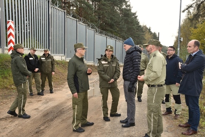 Wizyta delegacji fińskiej Straży Granicznej w POSG 