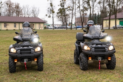 Nowe pojazdy ATV w Straży Granicznej 