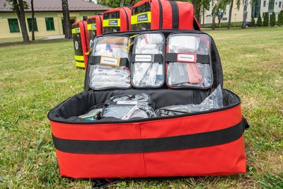 Plecaki ratownicze na wyposażeniu funkcjonariuszy NOSG 