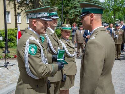Uroczystość wprowadzenia nowego Komendanta Warmińsko-Mazurskiego Oddziału Straży Granicznej 