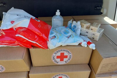 Wsparcie z Polskiego Czerwonego Krzyża 