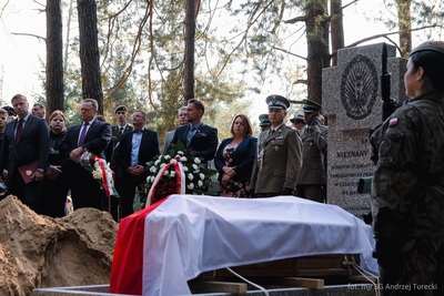 Uroczystości pogrzebowe żołnierza KOP. 