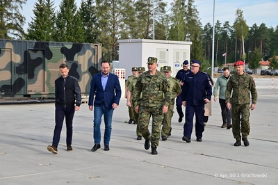 Wiceminister SWiA i Komendant Główny SG z wizytą na Podlasiu. 