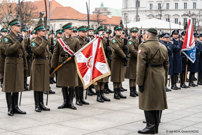 Poczet Sztandarowy Straży Granicznej podczas Obchodów Narodowego Święta Niepodległości w Warszawie Poczet Sztandarowy Straży Granicznej podczas Obchodów Narodowego Święta Niepodległości w Warszawie