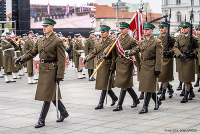 Poczet Sztandarowy Straży Granicznej podczas Obchodów Narodowego Święta Niepodległości w Warszawie Poczet Sztandarowy Straży Granicznej podczas Obchodów Narodowego Święta Niepodległości w Warszawie