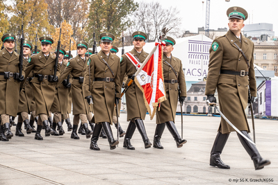 Poczet Sztandarowy Straży Granicznej podczas Obchodów Narodowego Święta Niepodległości w Warszawie Poczet Sztandarowy Straży Granicznej podczas Obchodów Narodowego Święta Niepodległości w Warszawie