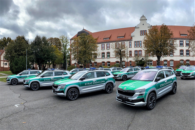 Skoda Karoq Pojazdy oznakowane Straży Granicznej Skoda Karoq