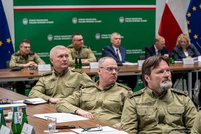 Uczestnicy odprawy kadry kierowniczej Straży Granicznej Uczestnicy odprawy kadry kierowniczej Straży Granicznej