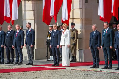 Uczestnicy uroczystości wręczenia nominacji generalskich. fot. Piotr Niemiec/NwOSG Uczestnicy uroczystości wręczenia nominacji generalskich. fot. Piotr Niemiec/NwOSG