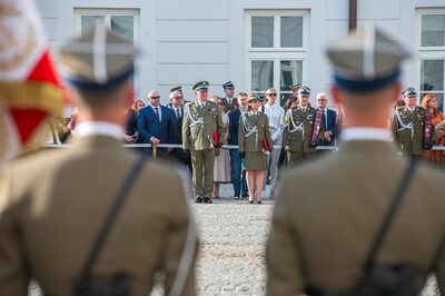 Gen. bryg. SG Dariusz Lutyński i gen. bryg. Monika Musielak. fot. Piotr Niemiec/NwOSG Gen. bryg. SG Dariusz Lutyński i gen. bryg. Monika Musielak. fot. Piotr Niemiec/NwOSG
