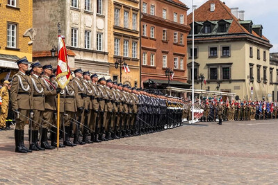 Obchody Święta Narodowego Trzeciego Maja. Fot. MSWiA Obchody Święta Narodowego Trzeciego Maja. Fot. MSWiA