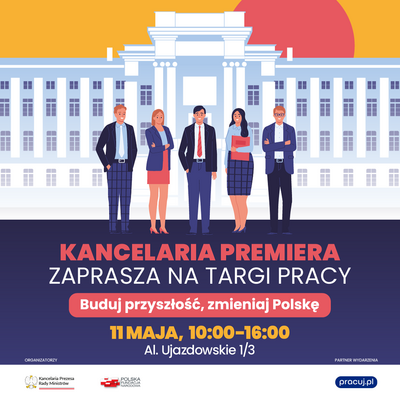 Grafika dotycząca targów pracy. Grafika dotycząca targów pracy.