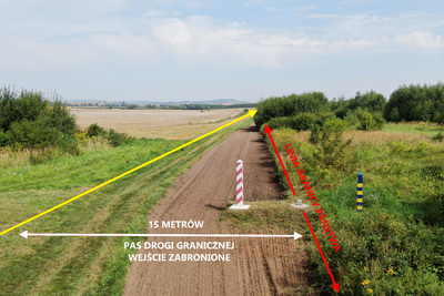 Pas drogi granicznej Pas drogi granicznej