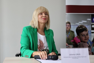 Konferencję prowadziła Jolanta Grus Kierownik Biura Prasowego POT