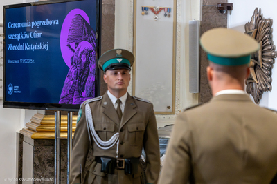 Ceremonia pogrzebowa szczątków Ofiar Zbrodni Katyńskiej 