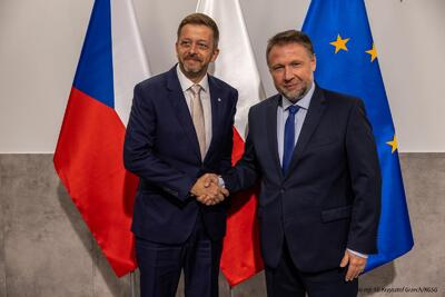 Ministrowie Spraw Wewnętrznych Polski i Czech 