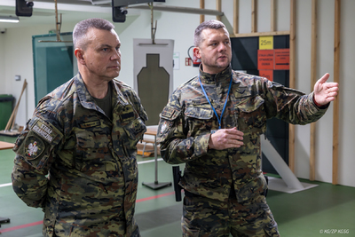 Wizyta Komendanta Głównego SG w Morskim Oddziale SG