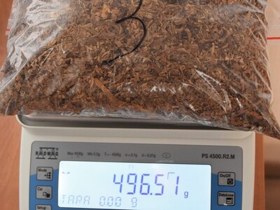 Zatrzymany nielegalny tytoń Zatrzymany nielegalny tytoń