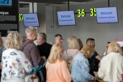 Fragment infrastruktury lotniska Fragment infrastruktury lotniska