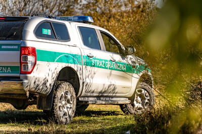 Pojazd służbowy Straży Granicznej