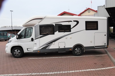 Zatrzymany kamper Zatrzymany kamper