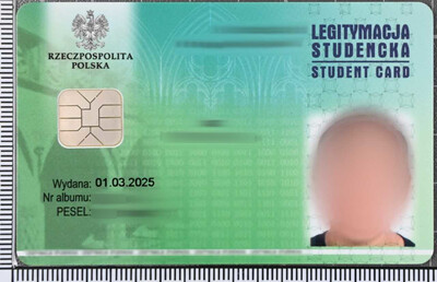 Sfałszowana legitymacja Sfałszowana legitymacja