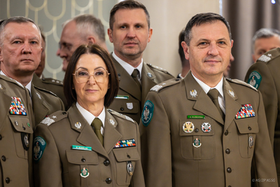 Spotkanie wigilijne w Komendzie Głównej Straży Granicznej 