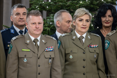 Spotkanie wigilijne w Komendzie Głównej Straży Granicznej 