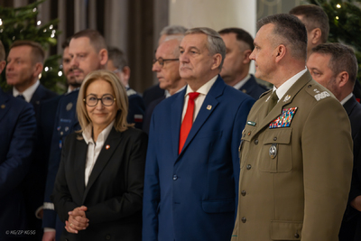 Spotkanie wigilijne w Komendzie Głównej Straży Granicznej 