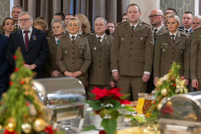 Spotkanie wigilijne w Komendzie Głównej Straży Granicznej 