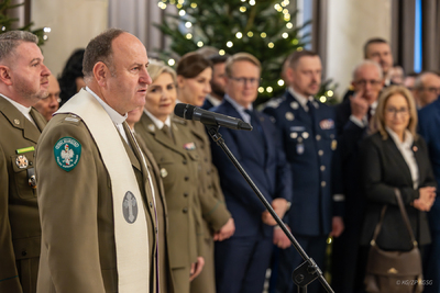 Spotkanie wigilijne w Komendzie Głównej Straży Granicznej 