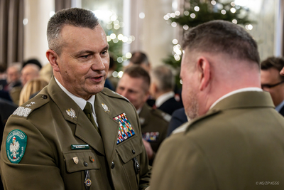 Spotkanie wigilijne w Komendzie Głównej Straży Granicznej 