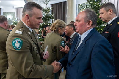 Spotkanie wigilijne w Komendzie Głównej Straży Granicznej 