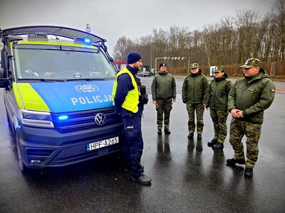 Zastępca Komendanta Głównego Straży Granicznej wizytował polsko-niemiecką granicę Zastępca Komendanta Głównego Straży Granicznej wizytował polsko-niemiecką granicę