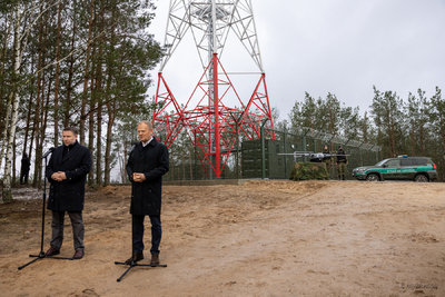 Szef rządu na polsko-białoruskiej granicy 