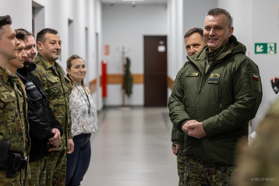 Szef rządu na polsko-białoruskiej granicy 