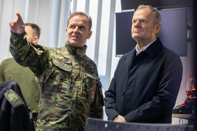 Szef rządu na polsko-białoruskiej granicy 