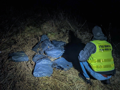 Funkcjonariusz Straży Granicznej podczas wykonywania czynności służbowych Funkcjonariusz Straży Granicznej podczas wykonywania czynności służbowych