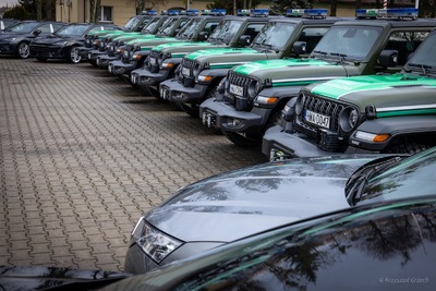 Nowe samochody Straży Granicznej 