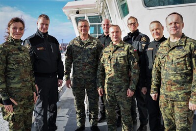 Spotkanie Komendanta Głównego Straży Granicznej z Szefem Fińskiej Straży Granicznej 