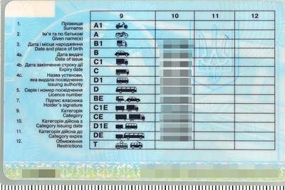 Zatrzymane sfałszowane prawo jazdy Zatrzymane sfałszowane prawo jazdy