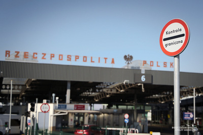 Fragment infrastruktury przejścia granicznego Fragment infrastruktury przejścia granicznego