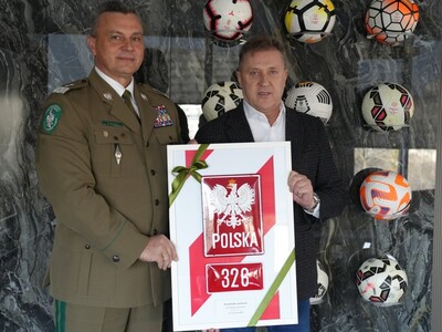 Spotkanie Komendanta Głównego SG z prezesem PZPN