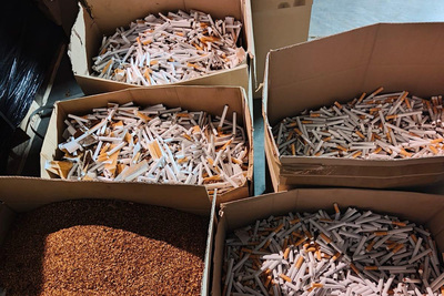 Zlikwidowana fabrykę nielegalnych papierosów 