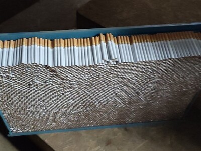 Zatrzymane nielegalne papierosy Zatrzymane nielegalne papierosy