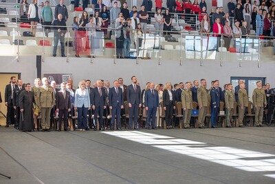 Ślubowanie uczniów klas mundurowych 